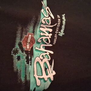 Harley-Davidson Black Bahamas Sunset Tee